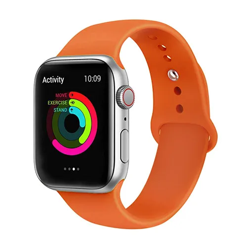 Ремешок для часов apple Watch 5 4 3 band - Цвет ремешка: Dark orange