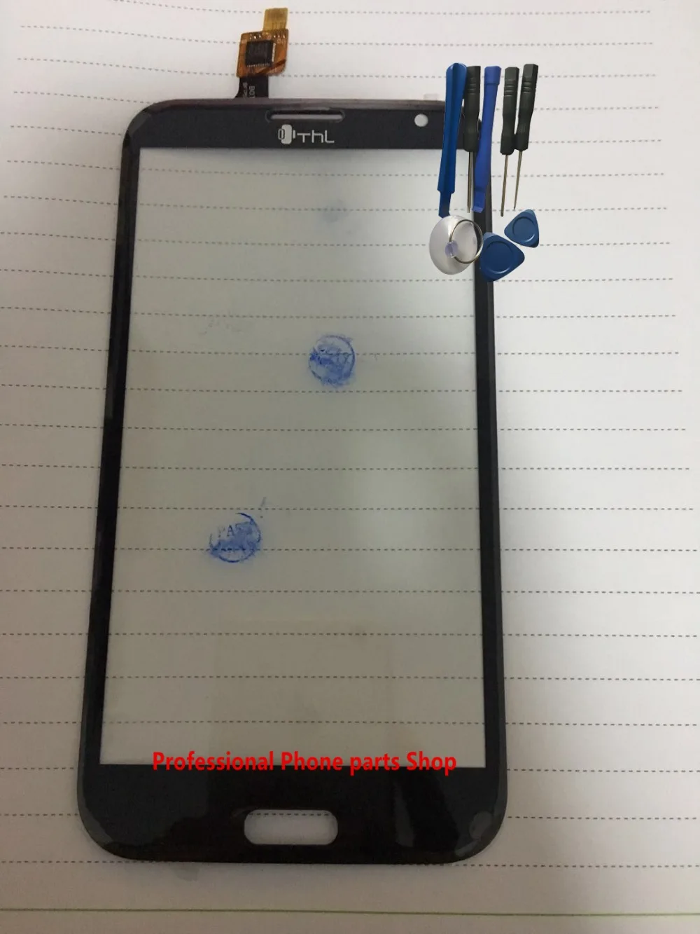 

BINYEAE Touch Panel For thl w7 Touch Screen No LCD Display Digtizer Replacement With Tools