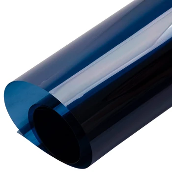 

1.52x30m/60"x100ft Dark Blue Decorative Film Sun Control Anti-UV Solar Tint Self Adheisve Window Films Glass Stickers