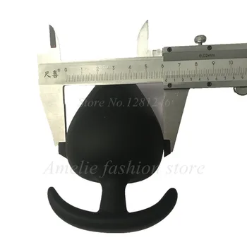 Super Big Size Anal Sex Toys 100% Silicone Unisex Huge Butt Plug Anal Plugs Anal Sex Toys for Women Men Waterproof Anus Massager 6