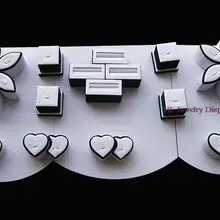 Дисплей ювелирные изделия кольцо Стенд набор браслет держатель ювелирных изделий шоу держатель дисплей для кольца картонные ювелирные изделия стенд 86*35*10 см