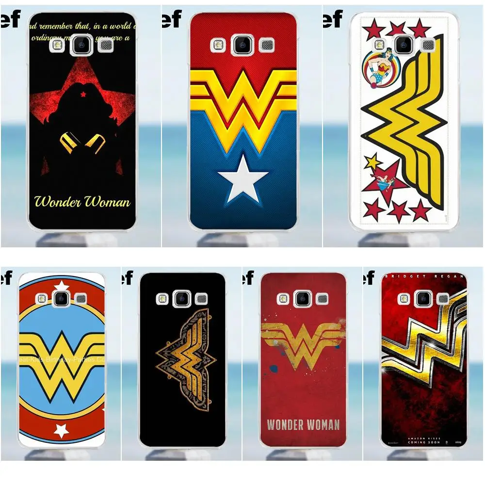 

Suef Soft Fashion Cell Case Unique Wonder Woman Logo For Galaxy Alpha Core Prime Note 2 3 4 5 S3 S4 S5 S6 S7 S8 mini edge Plus