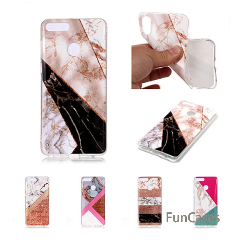 Case For Huawei Honor 10 9 Lite 7C 7X Y9 2018 Mate 9 Lite Pro Silicone Case Glitter Powder Marble Soft TPU Phone Case Huawey