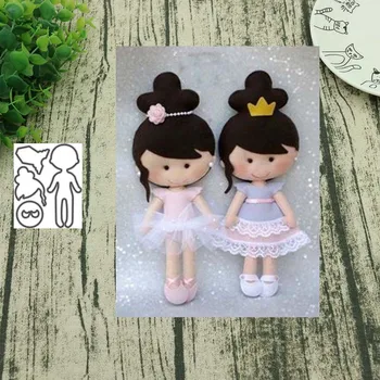 

AddyCraft Metal Cutting Dies Cute girl NO.1 Stencil for DIY Scrapbooking Album Paper Cards Decorative Crafts Die Cuts