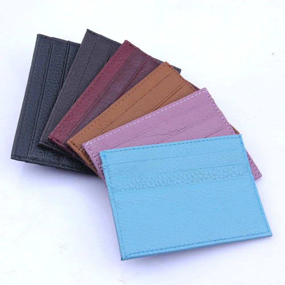 

Xiniu Men Vintage Credit Card Holder Blocking Rfid Wallet Leather Unisex Security Information Aluminum Metal Purse Women Holders