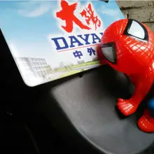 Большой размер паук-игрушечный человечек для мотоциклов и электромобилей, 14*7 см Человек-паук кукла для украшения на мотоцикле, ebike, escooter