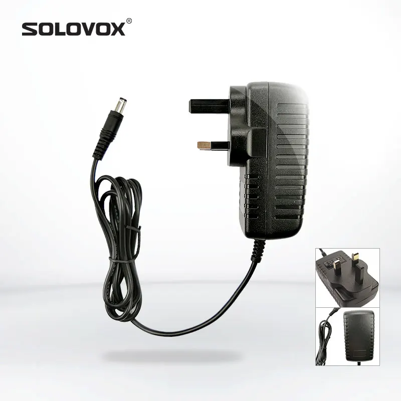 SOLOVOX 12 В/1 5 А Британский Стандартный адаптер питания для OPENBOX V8S V9S V6 F5S приставка