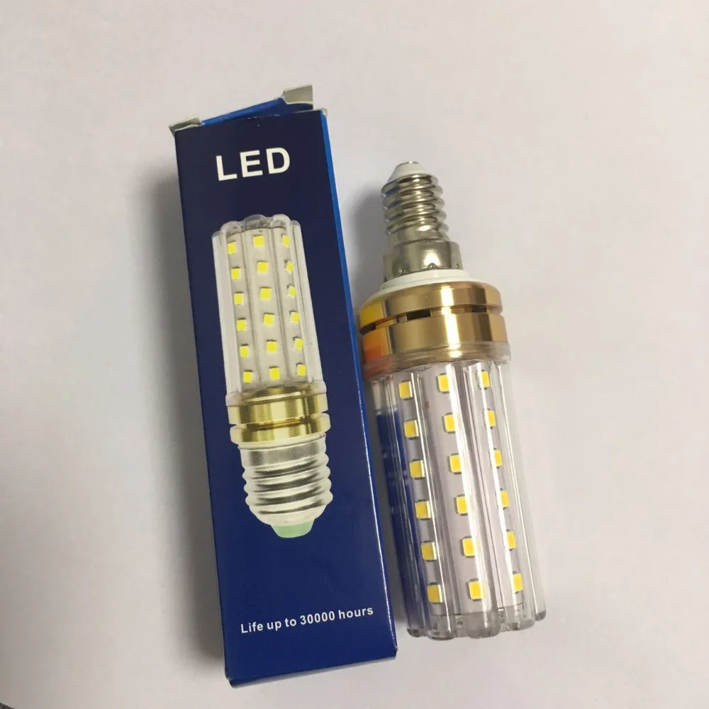 20 шт./лот e14 220 v Светодиодная лампа 2835 Smd Led лампы E14 кукурузы 8 w 12 16 Bombillas двойной