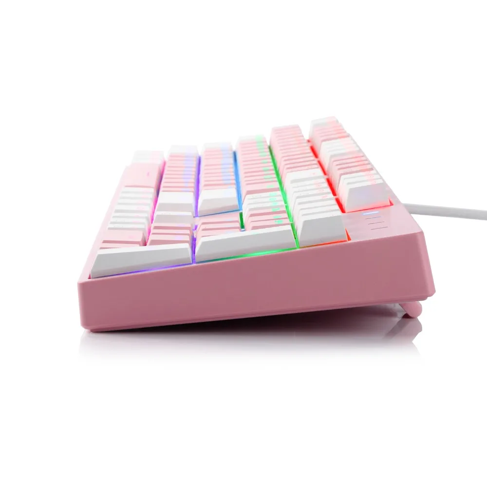 PBT Mechanical Gaming keyboard using cherry mx Pbt doubleshot keycaps 9 Colour LED Backlit 104 Keys Blue switch X8100