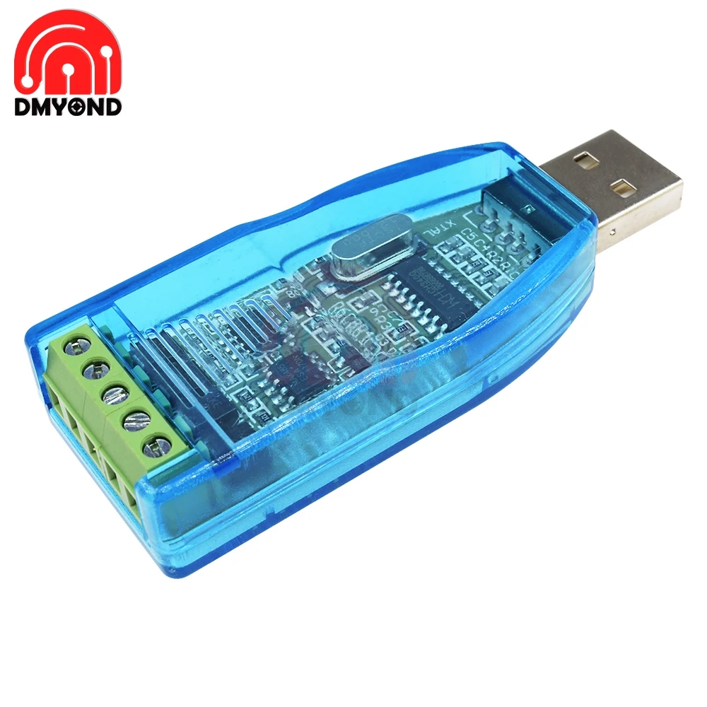 Промышленный преобразователь USB в RS485/422 RS422 Модернизированный CH340G CH340 RS485