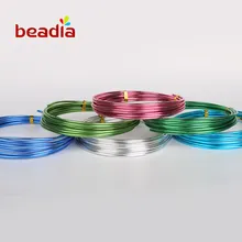 1,5 мм 15 датчик многоцветный Форма круглый алюминиевый провод мягкая металлическая проволока для искусственных букетов для DIY ювелирных изделий и ремесленничество