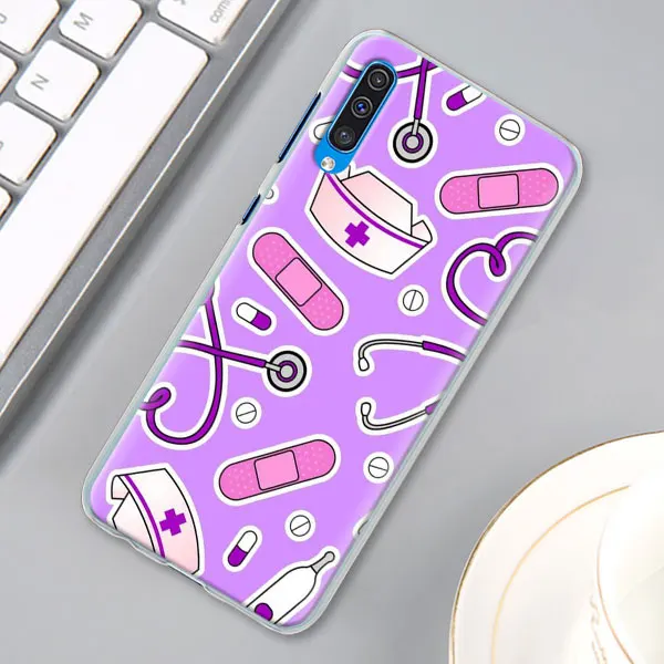 Медсестра медицина чехол КРЫШКА ДЛЯ samsung Galaxy A30 A40 A50 A70 A6 A8 плюс A7 A9 M30 чехол для телефона Coque - Цвет: 04