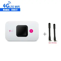 Новый huawei E5577 e5577s-321 3g 4G маршрутизатор huawei Карманный Wifi точка доступа 1500 мАч батарея 4G Lte маршрутизатор + 2 шт антенна