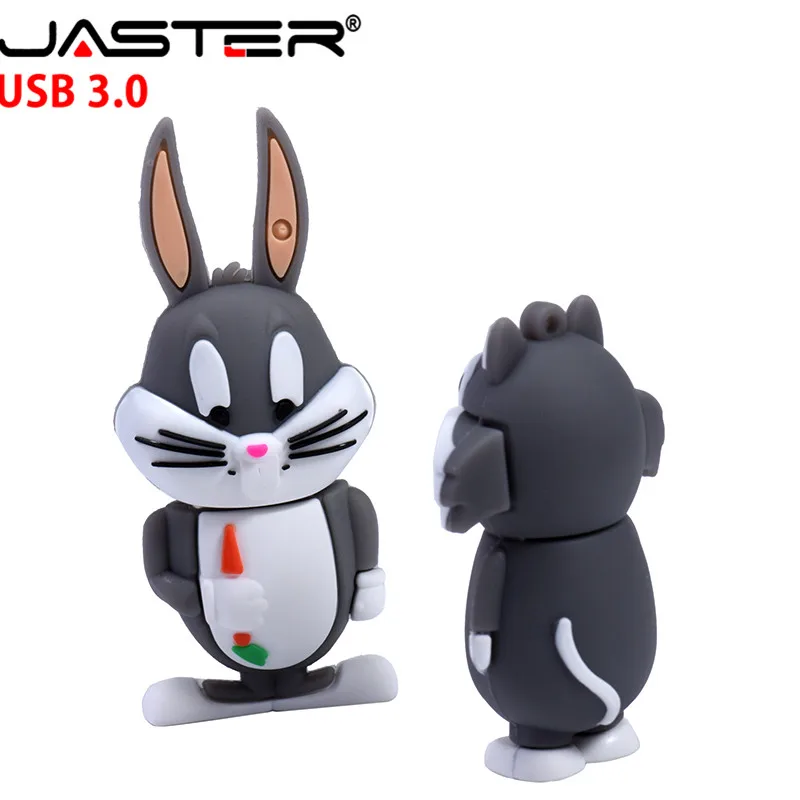 JASTER USB 3,0 Looney ttes usb флеш-накопитель 32 ГБ флеш-накопитель 16 Гб 64 ГБ 4 ГБ жуки кролик Даффи утка мультфильм горячая Распродажа животное ручка-накопитель