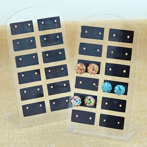 

New 3 Size Fashion Earrings Ear Studs Jewelry Show Plastic Jewelry Display Rack Metal Stand Organizer Holder for Necklaces