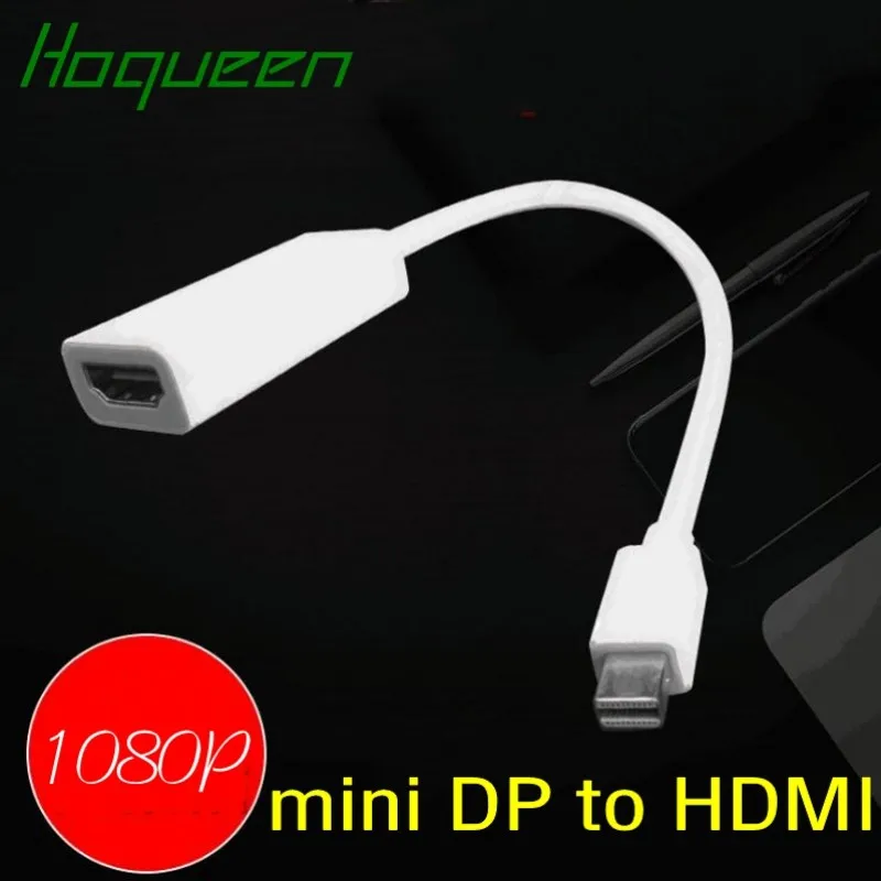 Hoqueen 미니 DP 디스플레이 포트-HDMI 케이블 어댑터, 노트북 맥북 프로 에어 등 빠른 배송, 50 개