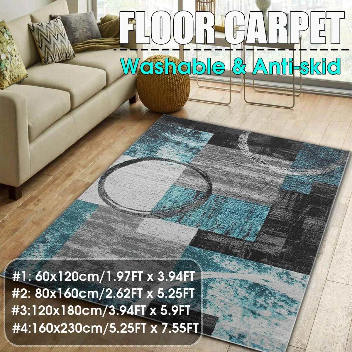 Современный абстрактный ковер, полиэстеровый коврик и ковры для гостиной, детский игровой коврик для спальни, ванной комнаты, домашний дверной коврик