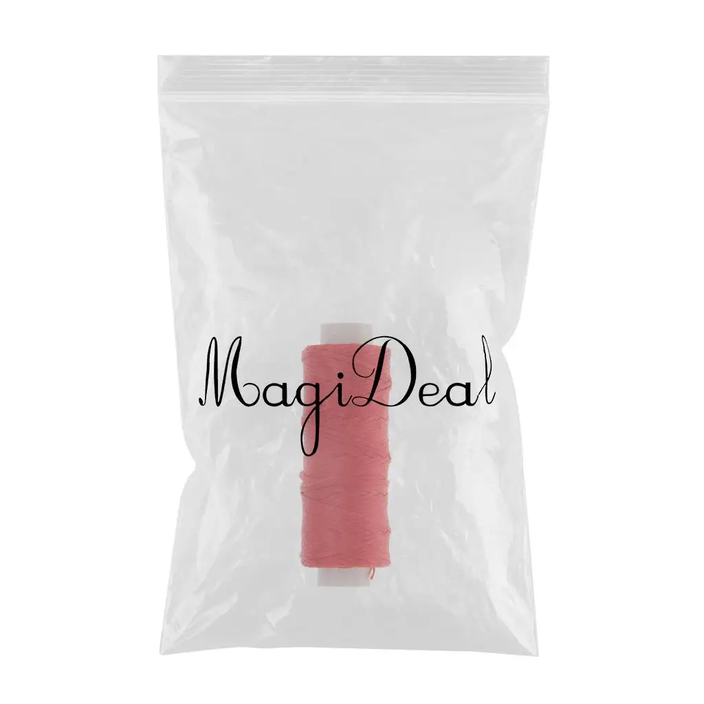 1 Spool Flat Waxed Polyester Braided Waxed Thread Cord for Sewing Accessories, DIY Jewelry Making