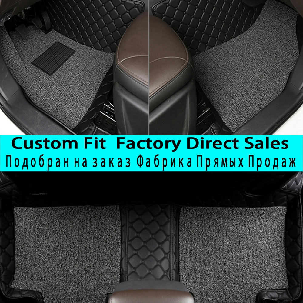 

SUNNYFOX Car floor mats specially for Ford Kuga Escape Ecosport 5D car-styling heavy duty carpet rugs floor liners (2013-now