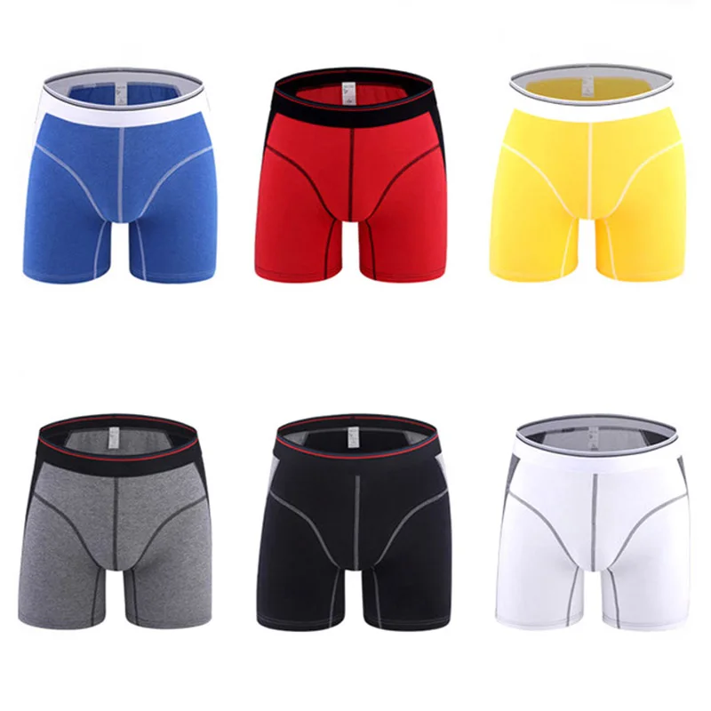 

New Men Underwear Boxers Long Leg Short Boxer Homme Panties Calzoncillos Men's Boxershorts Man Cotton Breathable Underpants