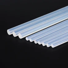 10/50 Pieces 7mm Hot melt adhesive 11mm Glue stick Translucent Strong Viscosity Rods for Glue Gun Home DIY Industrial Repair