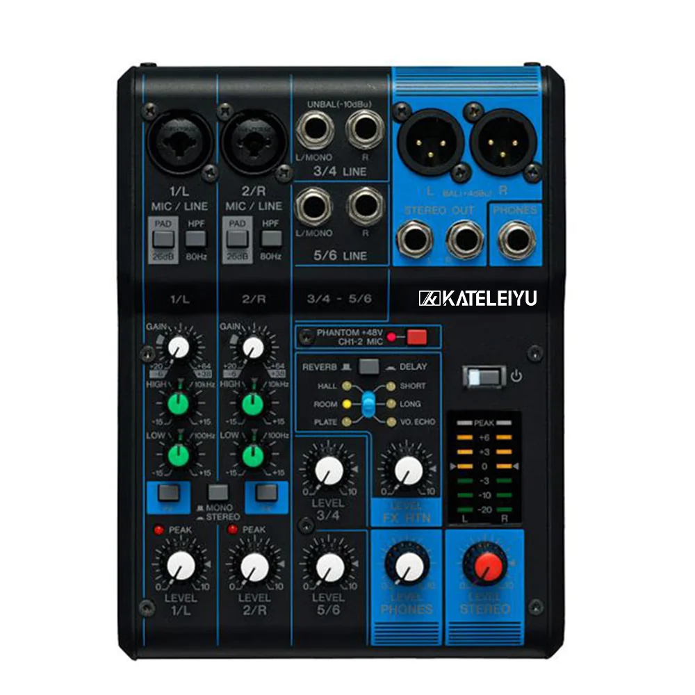 

MG06X 6-channel mixer simulation small stage professional mixer with effector