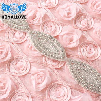 

(10yards) Silver Beaded Crystal Rhinestone Trimming Bling Bling Decorative Rhinestone Beaded Trim For Wedding Dress Belt Sash