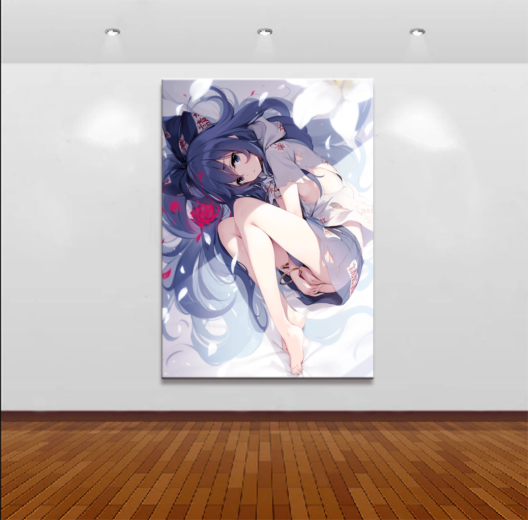 Домашний декор холст 1 шт. милый сексуальный аниме проект TouHou искусственная