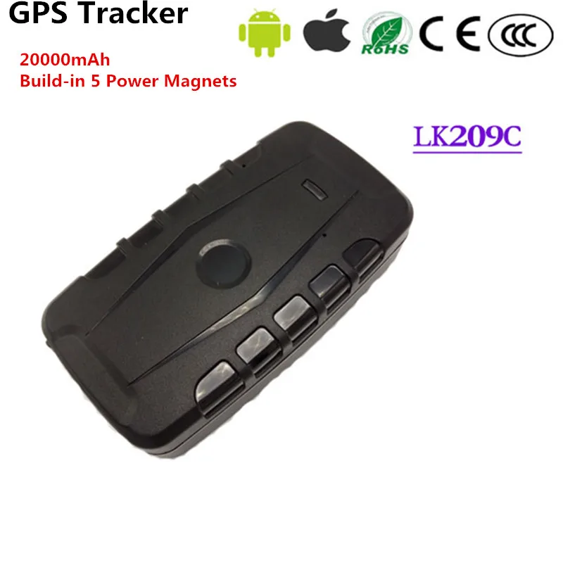 

LK209C Magnetic Car GSM GPS Tracker 20000Mah Battery Google Link Real Time Vechicle Tracking Standby 240 days IPX-6 Waterproof