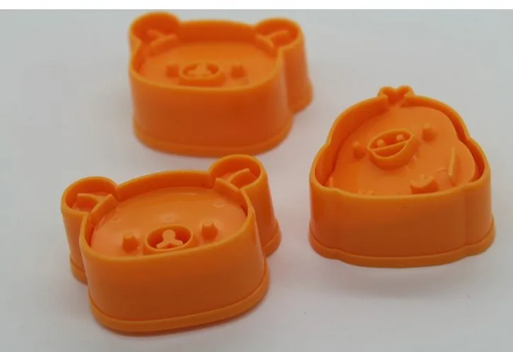 Бесплатная доставка оптовая продажа 2 компл./Лот 3D Медведь и цыпленок Пластиковая
