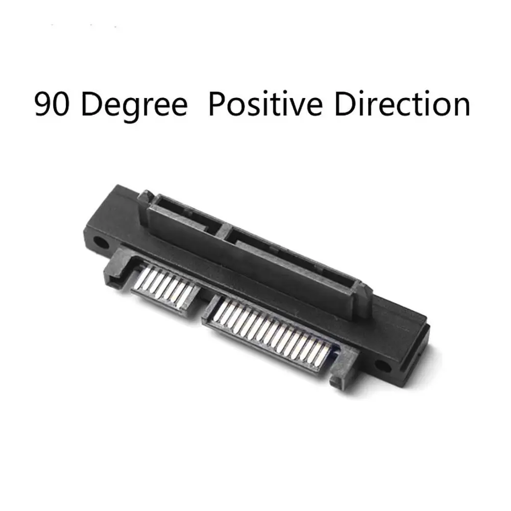 

Sata7+15pin Male to Female 90 Degree Reverse SATA Hard Drive Interface Adapter hot