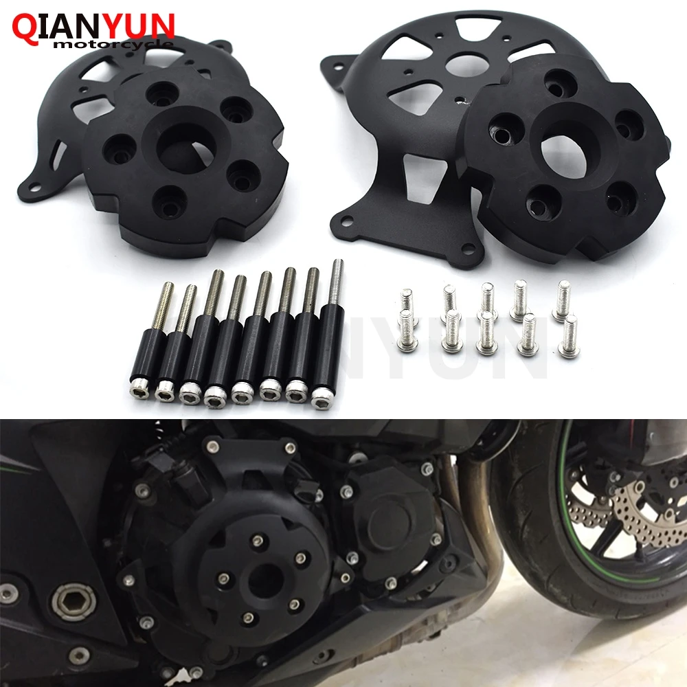 

Aluminum Motorcycle Engine Stator Cover Engine Guard Protection Side Shield Protector For Kawasaki Z750 07-12 Z800 2013-2016