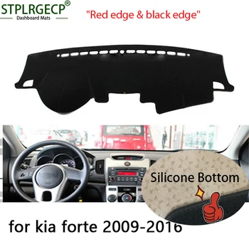 

Top Quality Double layer Dash Mat Dashmat Dashboard Cover Sun Shade Dash Board Cover Carpet for kia forte 2009-2016