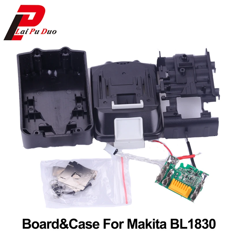 

18V PCB Circuit Board With Li-ion Power Tools Battery Case Replacement for Makita BL1830 BL1840 BL1850 LXT400 Plastic Shell