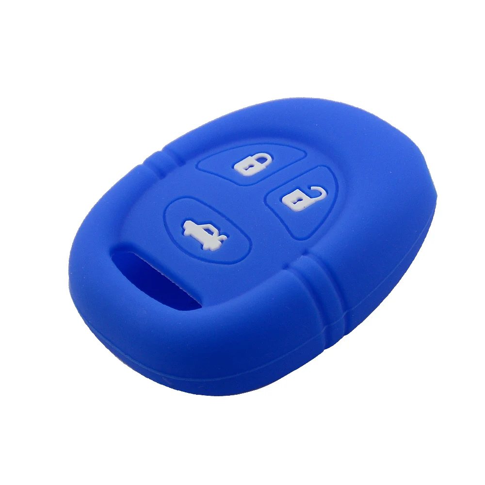 3 buttons silicone car key case for SAAB 4