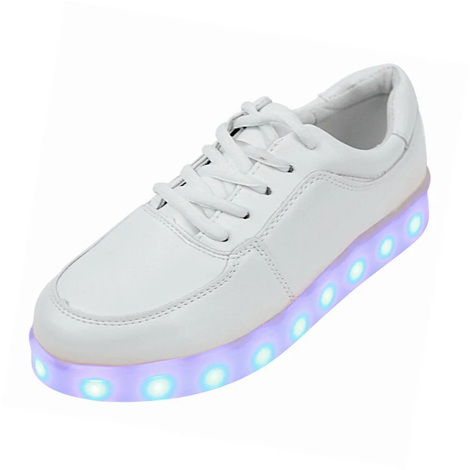 

Femme luminous Led shoes Usb Charge lights up Men&Adults colorfull glowing shoe neon casual basket trainers 11 Colors Led shoes