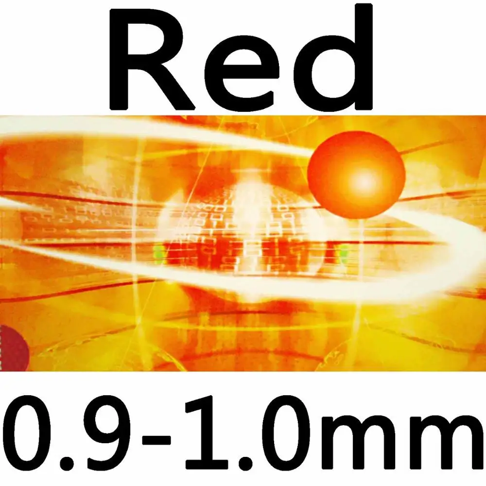 Dawei 388D длинный pips-out Настольный теннис пинг-понг резиновый с губкой - Цвет: Red 0.9-1.0mm
