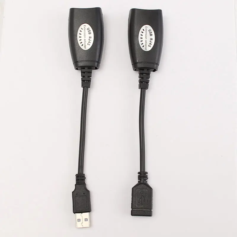 

1 Set USB 2.0 to CAT5E CAT6E RJ45 LAN Modem USB Extension Extender Adaptor Cable Adapter Cable for XBOX Webcam