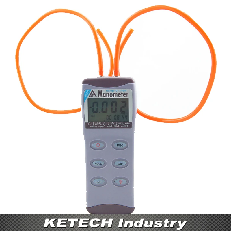 AZ-8215 цифровой вакуумметр, манометр, измеритель давления