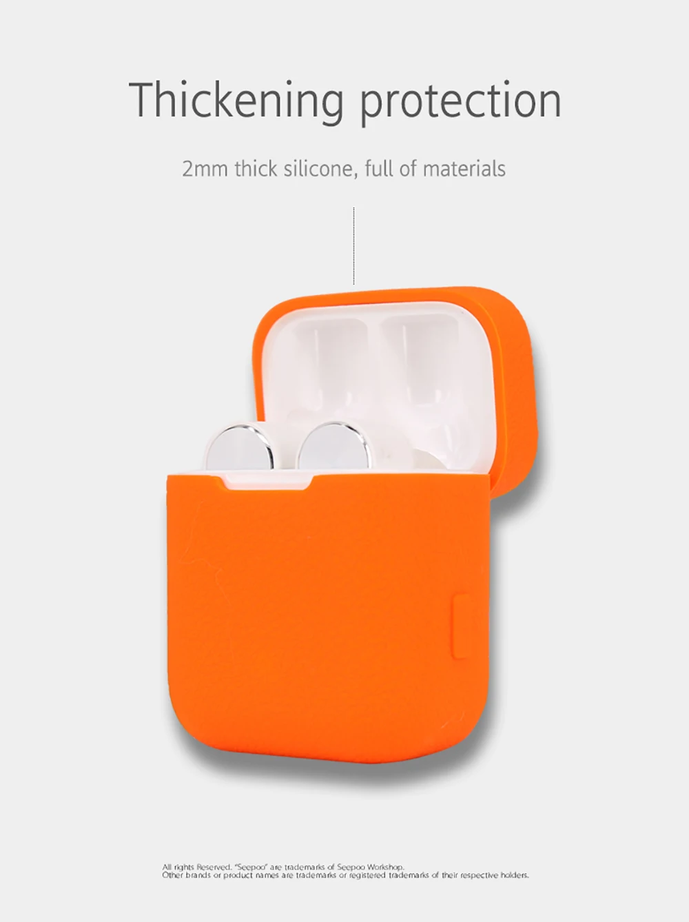 Силиконовый чехол для Xiaomi Airdots Pro чехол силиконовый чехол с карабином сумка с крючком для Air TWS беспроводная гарнитура зарядная коробка