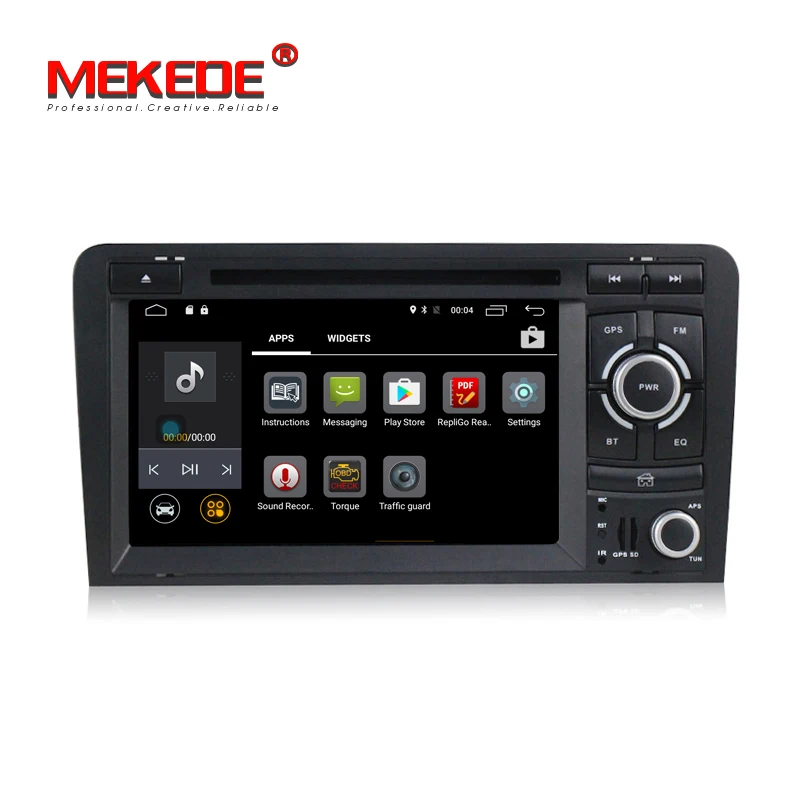 Flash Deal Android 7.1 2G RAM  Car DVD GPS For Audi/A3 2002-2011 With Wifi 4G GPS Navigation BT Radio Steering wheel control Canbus+8G MAP 3