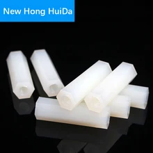 

50pcs M3*L Nylon Male Female Plastic Motherboard PCB Standoff Spacer Mount White Black