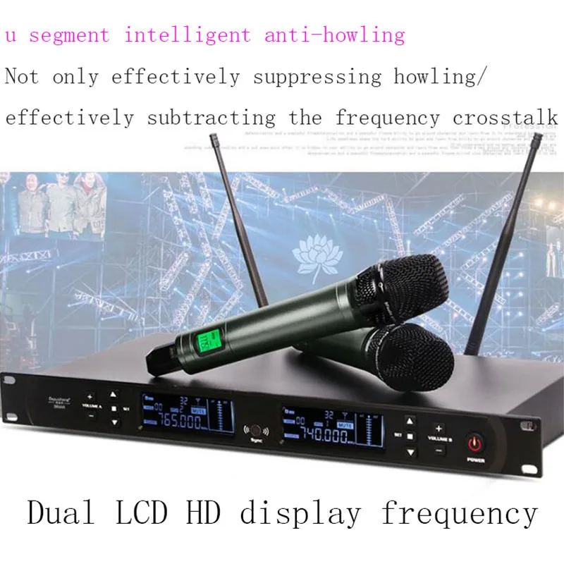 Professional stage performance 2 wireless handheld