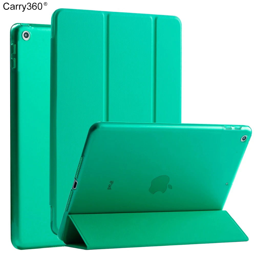 Чехол для нового iPad 9 7 дюйма 2017 розовый золотой цвет искусственная кожа + ультра