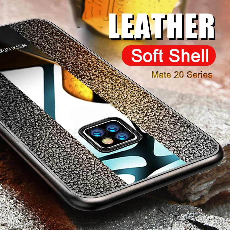 

Luxury PU Leather Business Phone Cases For HUAWEI Mate 20 Pro Mate 20 Lite 20 X Case Cover For Mate20 light 20x 20Pro Coque Capa