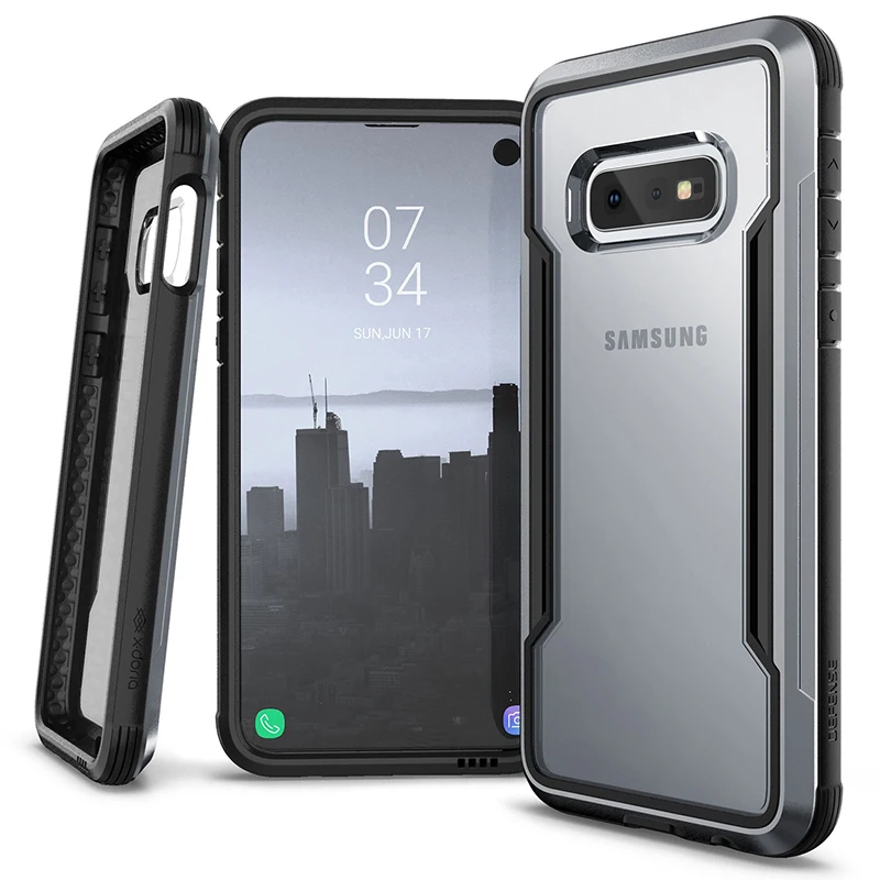 X-Doria Defense Shield чехол для телефона для samsung Galaxy S10e военный класс падение протестированный чехол Coque для Galaxy S10e Алюминиевый Чехол