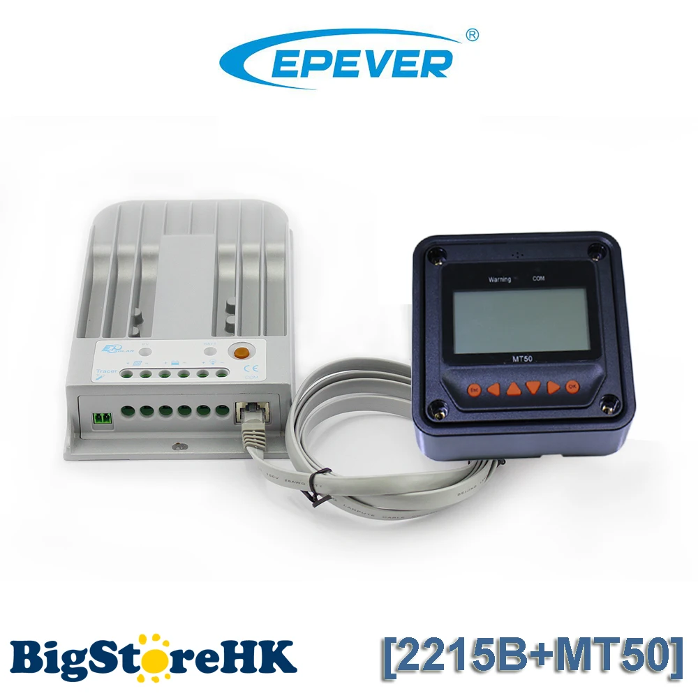 

20A Solar Charge Controller Intelligent Lighting Timer Control MPPT TRACER2215BN Remote Meter MT-50 TRACER 2215BN MT50 EP Solar