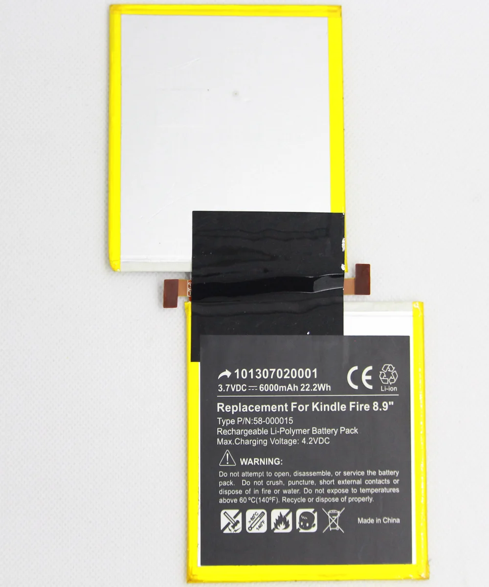 5pcs/lot ISUNOO 6000mah Tablet Battery for Kindle Fire HD 8.9&quot 3HT7G S2012-002 S2012-002-D 58-000015 Internal Replacement | Мобильные