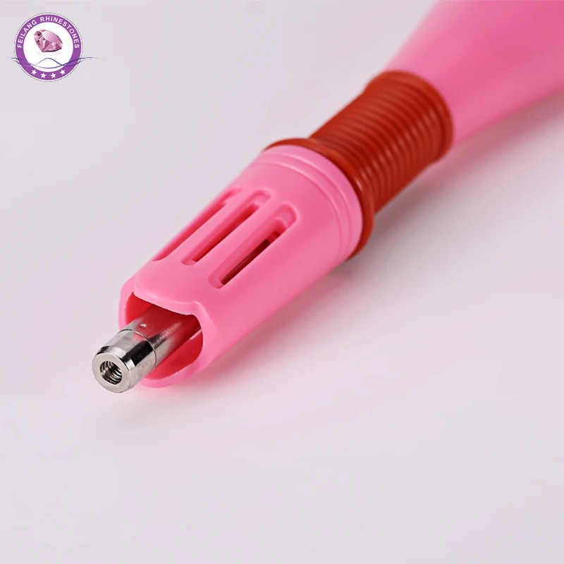 Розовый Цвет исправление стразы паяльник аппликатор пуговицы пистолеты DIY