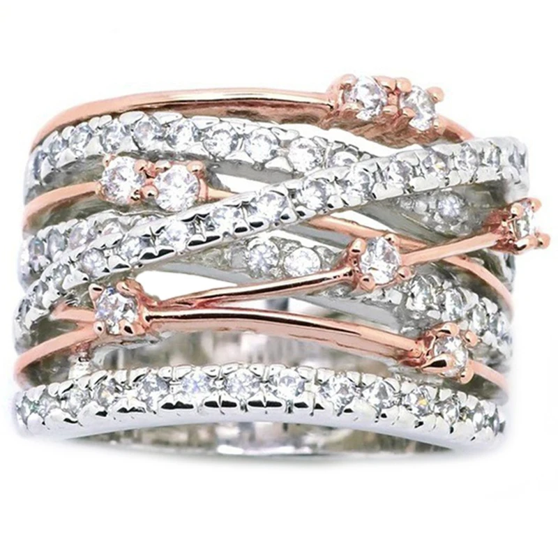 

Zircon Stone Rings For Women Fashion Jewelry Engagement Wedding Ring